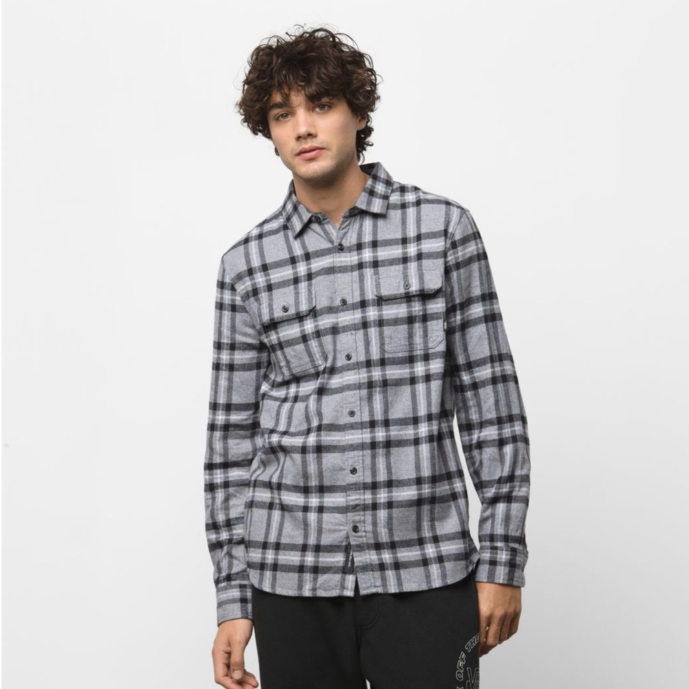 Vans Westminster Flannel Shirt Frost Grey